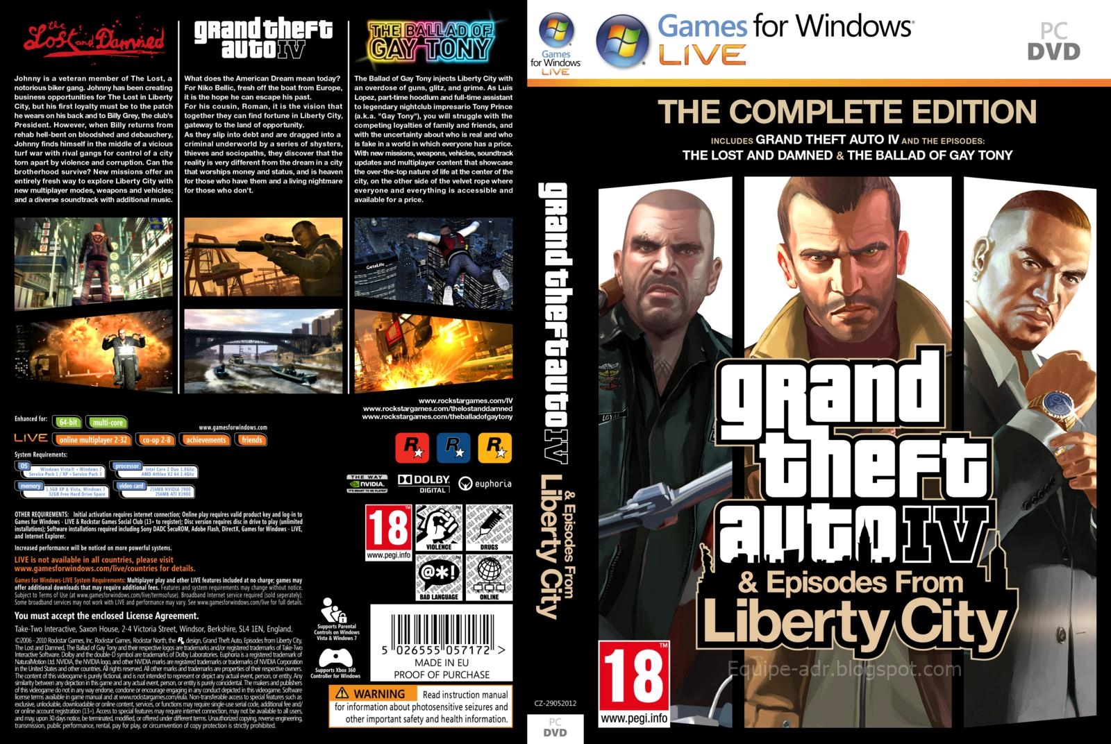 gta 4 lost and damned download torent pc